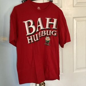 Festive Red Bah Humbug T-Shirt